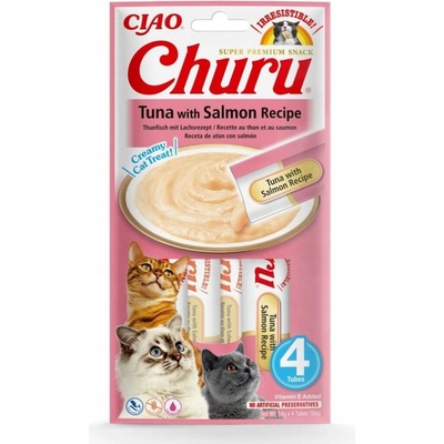 Churu Cat Pyré Tuna with Salmon 4 x 14 g