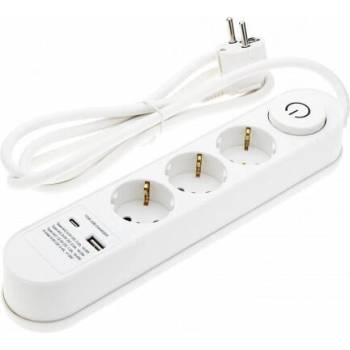 Image 1 of OPTONICA 3 Plug + 2 USB 5 m Switch (7617)
