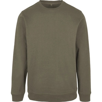 Build Your Brand pánska mikina BB003 Olive