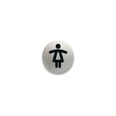 Durable Picto - piktogram - WC ženy, průměr 83 mm