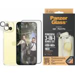 Panzer Стъклен протектор PanzerGlass за Apple iPhone 15 Plus UWF Bundle (UWF screen protector, HardCase, протектор за камера)