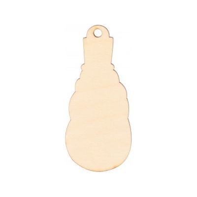 ČistéDřevo Dřevěný sněhulák k dozdobení – Zboží Mobilmania