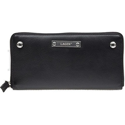 Lagen dámska kožená peňaženka 26511 Black