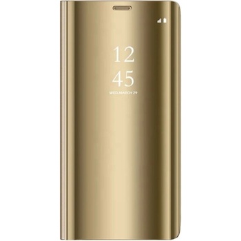 Pouzdro Cu-Be Clear View Samsung Galaxy S23 zlaté