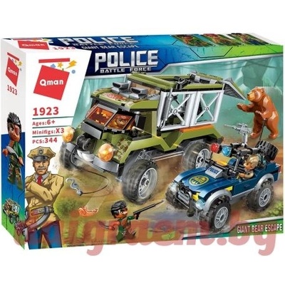 Qman Конструктор qman Спасител за гигантски мечки 1923 (q1923)