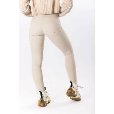 GoldBee Legíny Push-Up Pro Nylon Sand