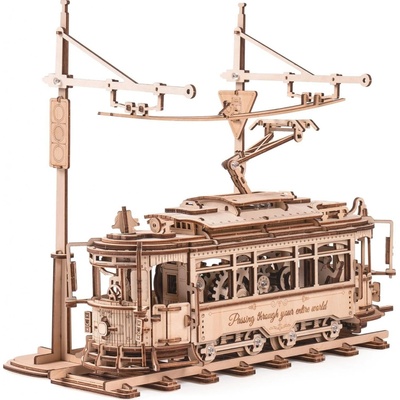 Robotime Rokr 3D dřevěné puzzle Lisabonská tramvaj č.28, 374 ks – Zboží Mobilmania