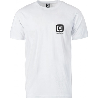 Horsefeathers Mini Logo White