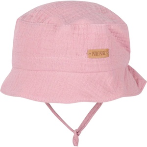 Pure Pure Детска шапка Pure Pure Kids' Tie-Up Hat Muslin Hat - Mauve - размер 49 cm (904-3864-0314)