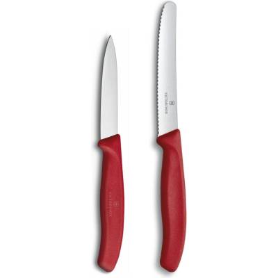 Victorinox Sada kuchynských nožov na zeleninu SWISS CLASSIC 2 ks červená 6.7111.2C1