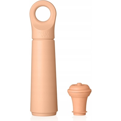 Vakuová pumpa + zátka Vacu Vin Loop Wine Saver - terra