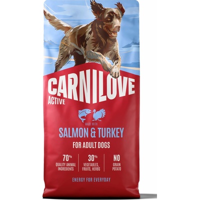 Carnilove Active Dog Made with Salmon & Turkey for Adult All Breeds 12 kg