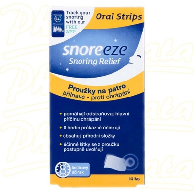 Snoreeze Proužky přilnavé na patro proti chrápání 14 ks