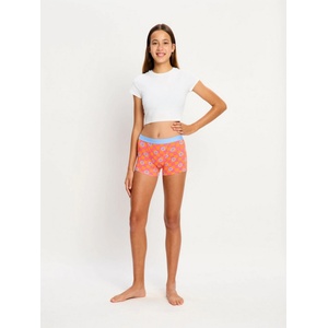Modibodi Детски менструални бикини Modibodi Teen Hipster Boyshort Moderate Flower Checkerboard Modibodi | Rozov Oranzhev Mnogotsveten | Момичешки | 10-12 години