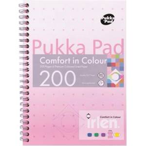 Pukka Pad Спирална тетрадка, A5, с правила, 100 страници, PUKKA PAD "Irlen Jotta Rose" IRLJOTA5(ROSE) (IRLJOTA5(ROSE))