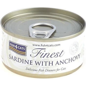 Fish4cats Finest Sardine & Anchovy 70 g