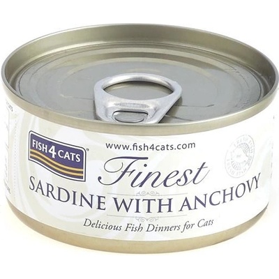 Fish4cats Finest Sardine & Anchovy 70 g – Zboží Mobilmania