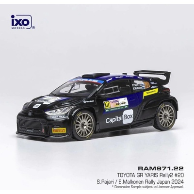 Toyota GR Yaris Rally1 Rally Japan 2024 20 Pajari Mälkönen IXO 1:43