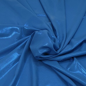 Šatovka modrá, modré trblietanie, š.145