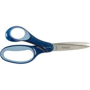 Fiskars Ножица, училищна, 18 см, лява ръка, fiskars, синя слюда 1067862 (1067862)