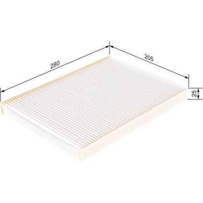 Kabinový filtr BOSCH (BO 1987432012) | Zboží Auto