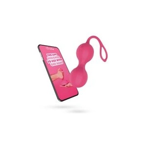 EasyToys EasyConnect Вибриращи кегел топчета Stella, управление с приложение, розови (P25159)