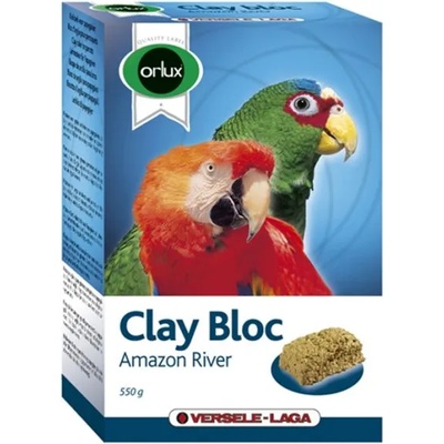 Versele-Laga - Clay Bloc Amazon River Хранителна добавка за големи папагали - опаковка 550 г