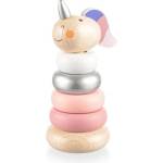 Zopa Дървени пръстени за нанизване Еднорог, Pink (ZOP033090)