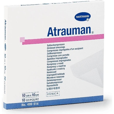 Atrauman, Sterilní kompres s mastí 10 x 20cm 30 ks