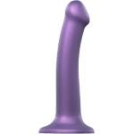 Strap On Me Фаллоимитатор с присоской Metallic Shine M (18 см), фиолетовый
