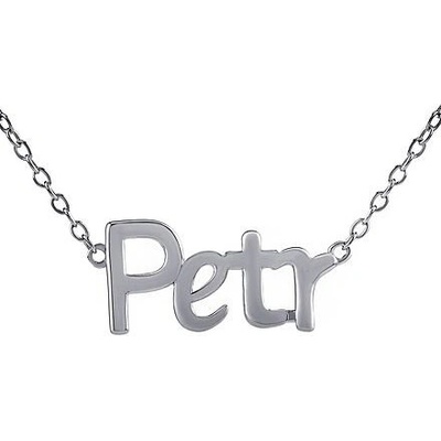 SILVEGO Strieborná retiazka s menom Peter JJJ2237N-Petr