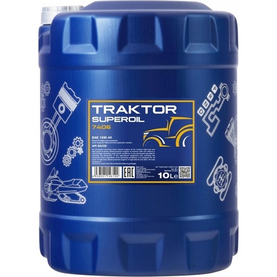 MANNOL Моторно масло mannol traktor superoil 15w-40 10 л (4036021148199)