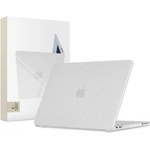 Tech-Protect Тънък кейс за Apple Macbook Neo 13 2026 от Tech-Protect Smartshell - Glitter Clear (5906302340002)