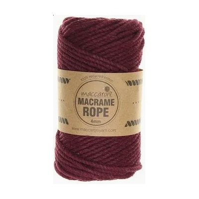 Rope 4mm - 504 vínová