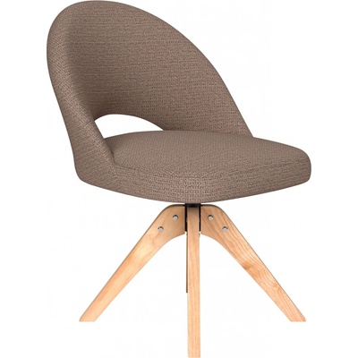 White Label Living Mick dřevěné nohy čtyřnožka taupe látkový potah