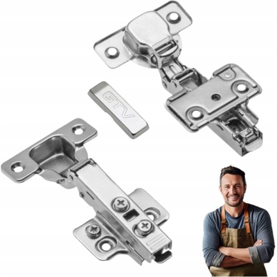 GTV Nábytkový pant Solid Plus 3D s tlumením naložený ZM-DCHC09-3DBEO