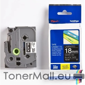 Image 1 of Brother Tape White on Black Brother TZ-345