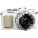 Цифрови фотоапарати Olympus PEN E-PL7 + EZ-M1442EZ 14-42mm Pancake Zoom Kit (V205073BE001/V205073WE001)