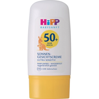 HiPP Слънцезащитен крем за лице Hipp Babysanft, SPF 50, 30 ml (90805)