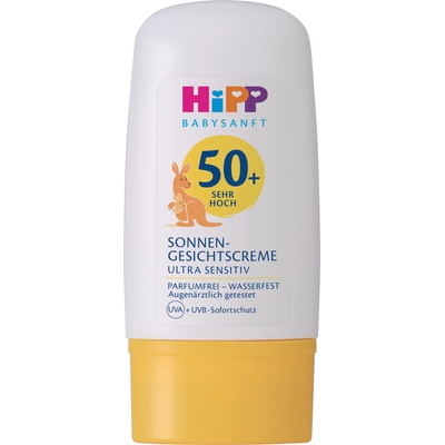 HiPP Слънцезащитен крем за лице Hipp Babysanft, SPF 50, 30 ml (90805)