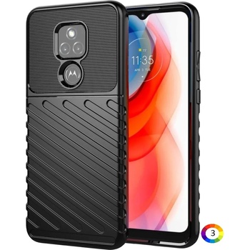 Motorola Moto G Play (2021) Удароустойчив Twill Texture Калъф и Протектор