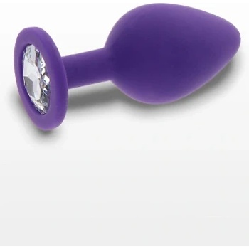 ToyJoy Анален разширител от силикон с кристал Diamond L лилав