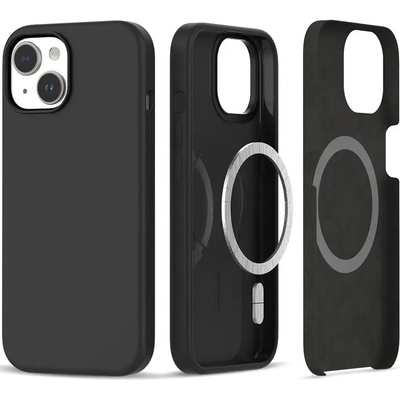 Tech-Protect Кейс Tech-Protect Silicone MagSafe за iPhone 15, матово черен (9319456604221)