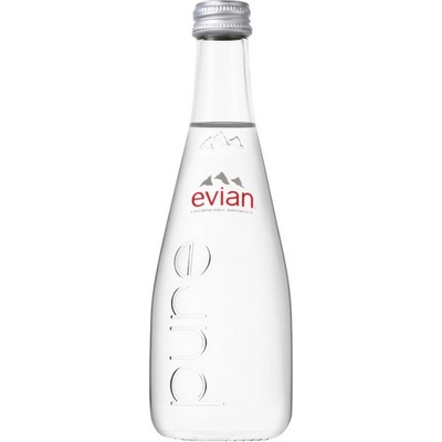 Evian Neperlivá Voda 24 x 330 ml sklo