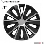 Versaco Тасове за джанти 13'' Versaco Rapid Silver / Black
