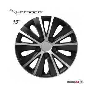 Versaco Тасове за джанти 13'' Versaco Rapid Silver / Black