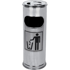  Пепелник стоящ Inox Ф20x58 cm (2709003-80) - beep