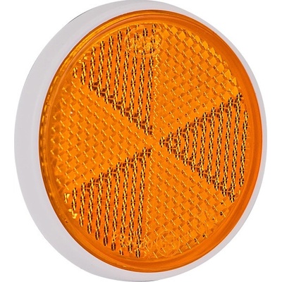 DEMA Kulatá odrazka samolepící 60 mm žlutá 69034D | Zboží Auto