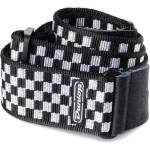 Dunlop D38-31BK B&W Check Black Колан за китара (D3831BK)