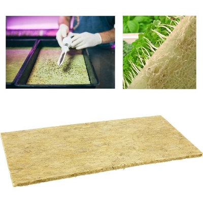 Grodan pěstební rohož Cress Plate Microgreens 49,5 x 24 x 1 cm
